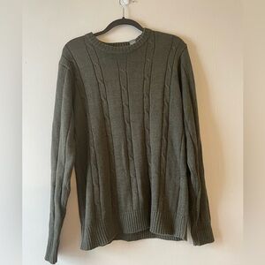 Oscar De La Renta Sweater-Size M-Olive
